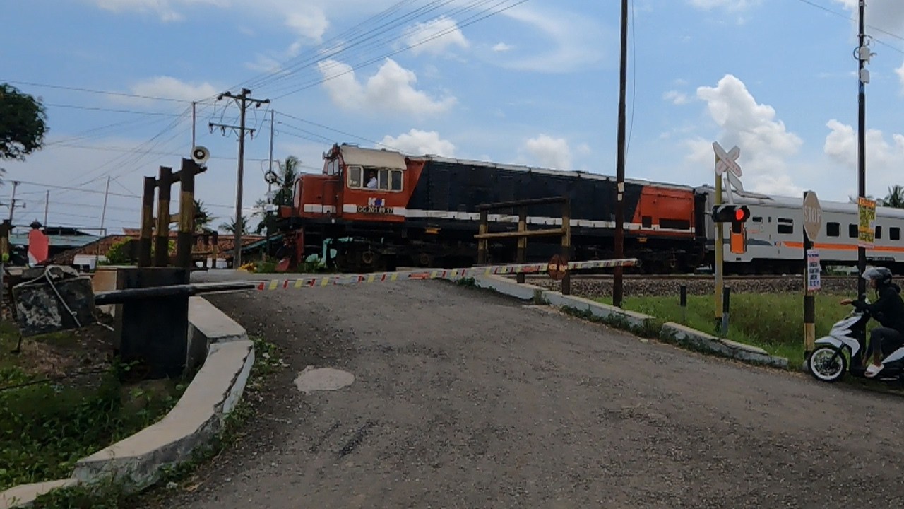 Perlintasan Kereta Api Kaliputih Kebumen