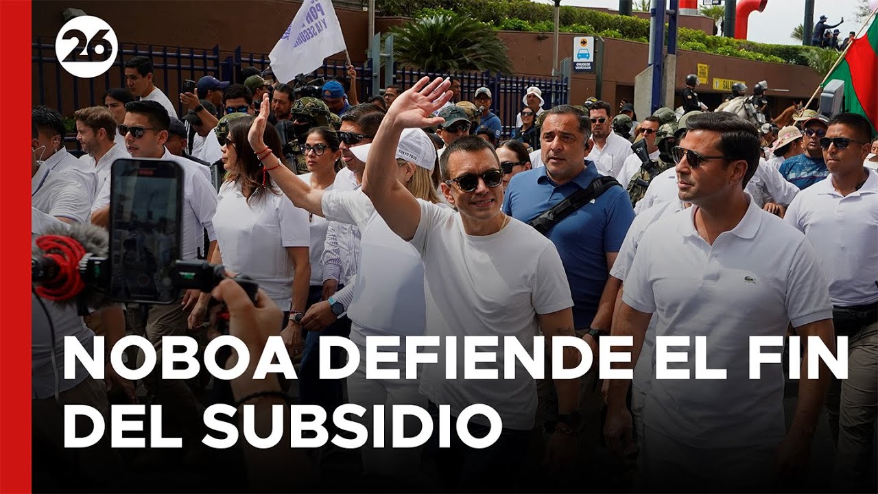 🇪🇨 ECUADOR | NOBOA defiende el FIN del SUBSIDIO al DIÉSEL y PROMETE redistribución JUSTA