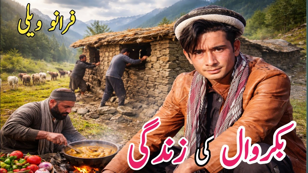 Shepherd Life in the Coldest Village Near pak India Border ||Shepherd people cooking village food