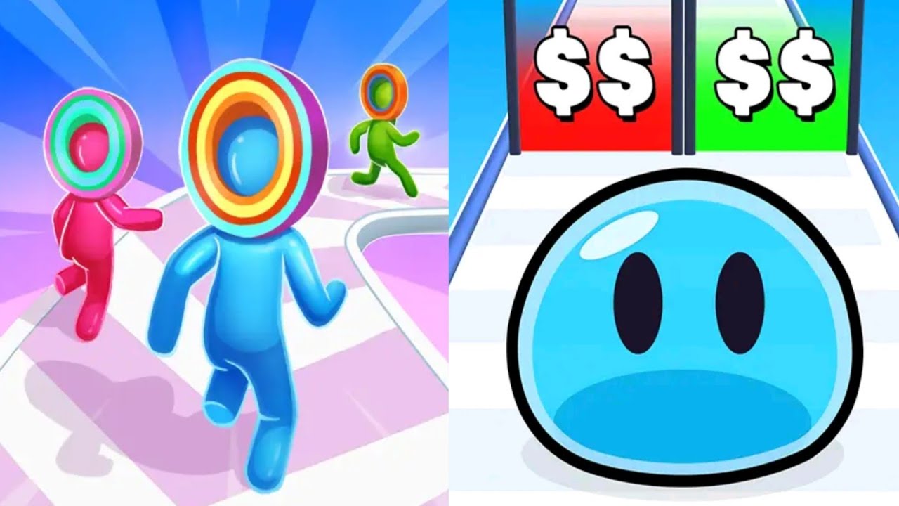 Layer Man 3D VS Slime Run Race - All Levels Gameplay (Android iOS)