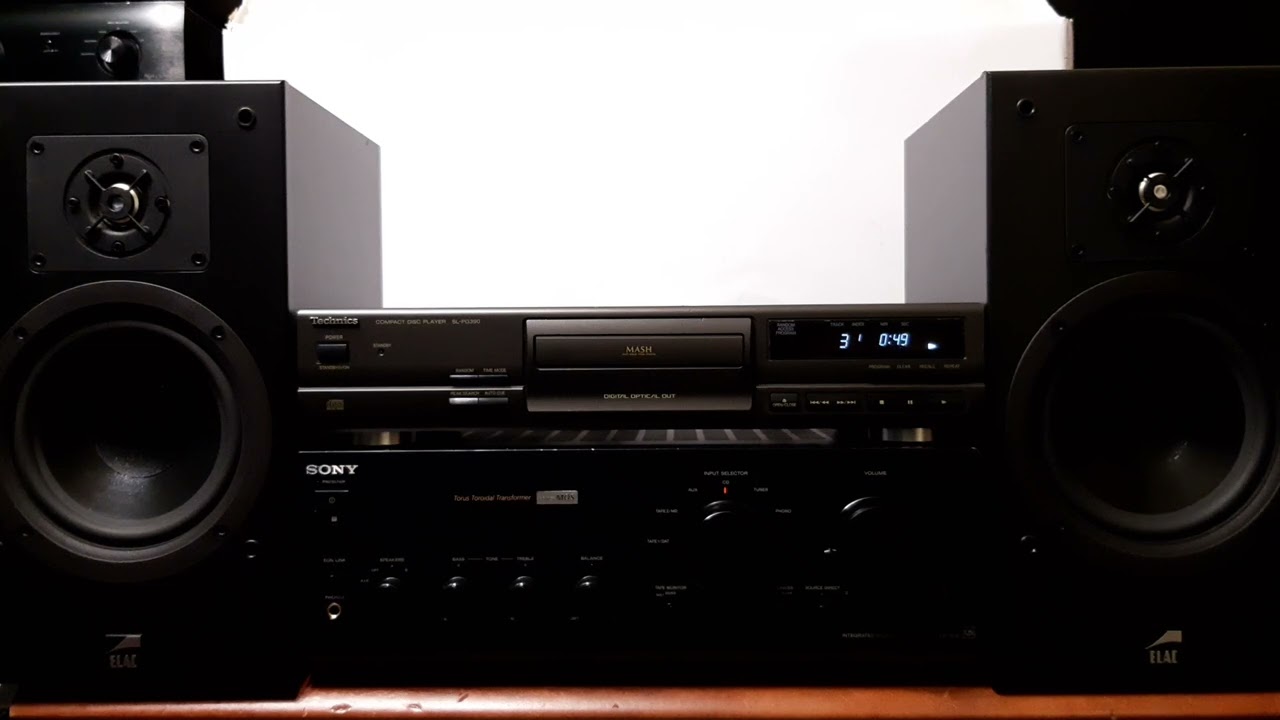 Sony TA FB730R Technics SL PG390 96 ELAC SLR 70 part 1