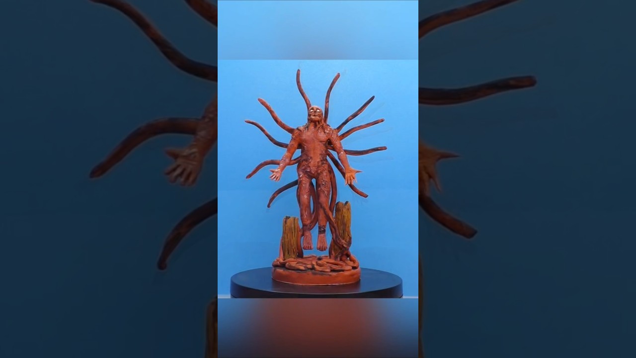 Making Vecna with Clay 🌸 Strange Things