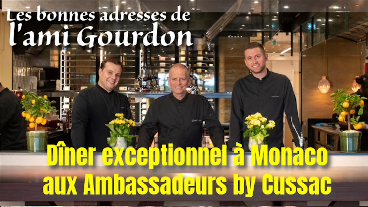 Dîner exceptionnel à Monaco aux Ambassadeurs de Christophe Cussac