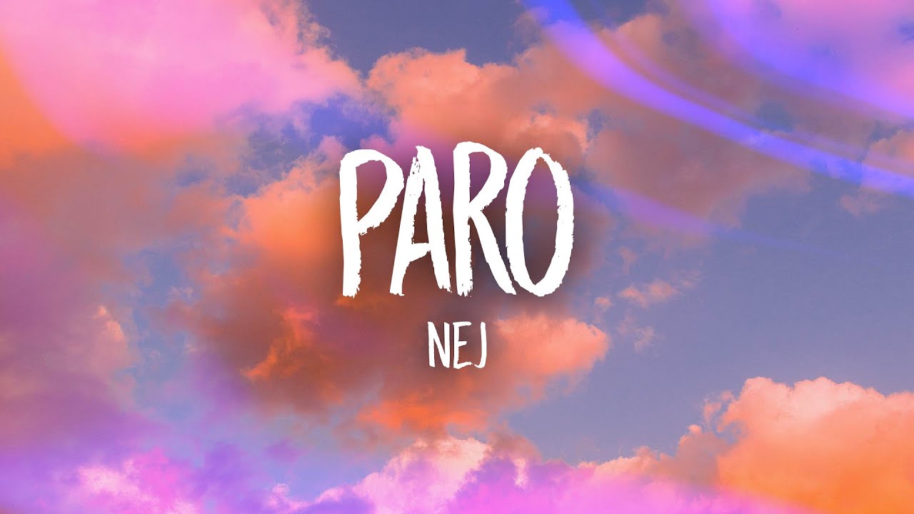 Nej - Paro (sped up) Lyrics | allo allo tik tok song