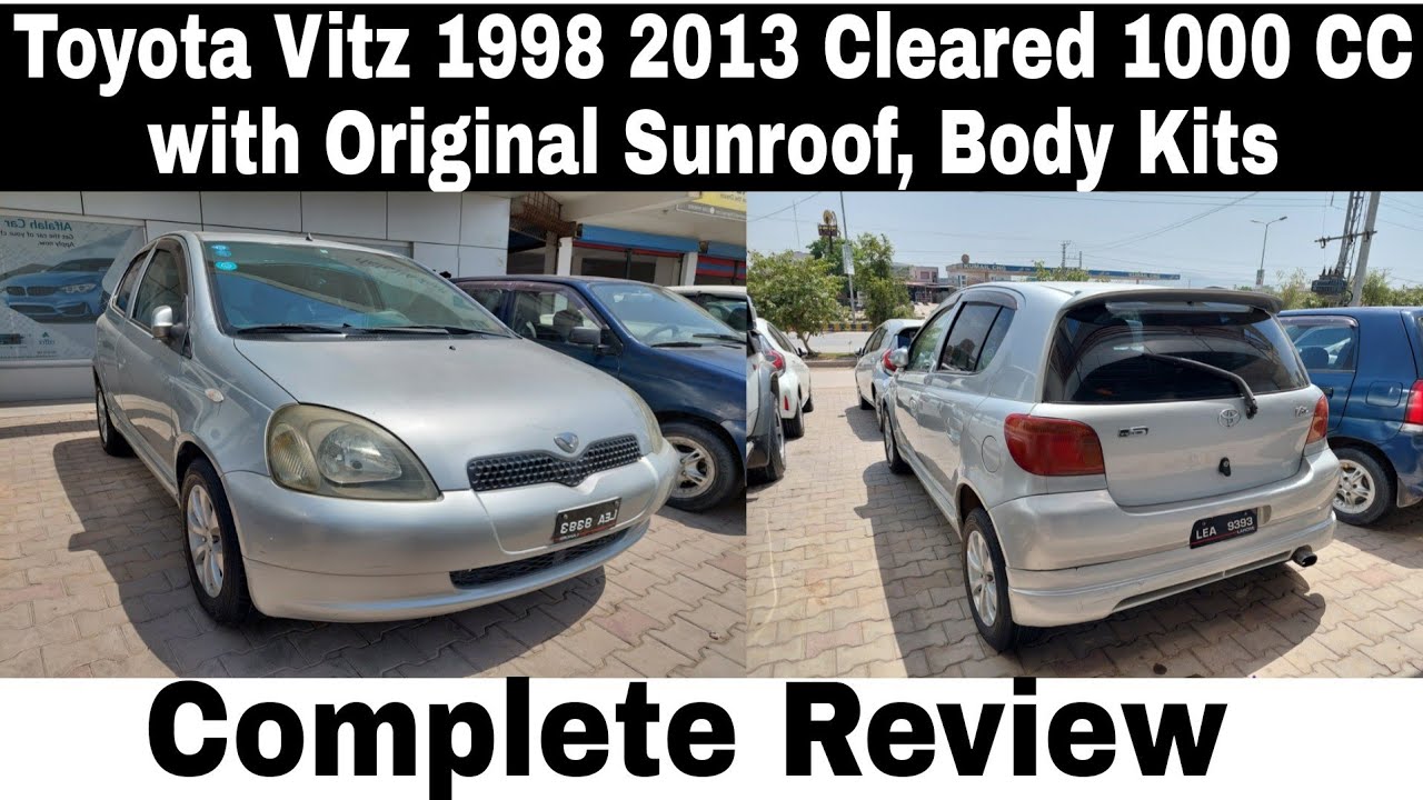 Toyota Vitz F 1.0 1999 Model | Factory Sunroof | Best Hatchback | Detailed Review | Cars Hunt