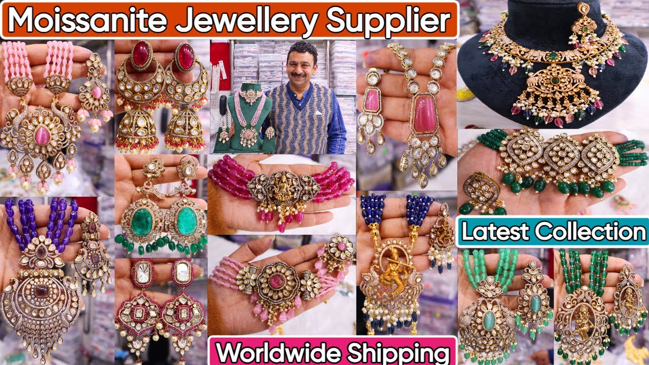 Exclusive Designer Moissanite & AD Jewellery Collection 2024 | New Celebrity Style Bridal Jewellery