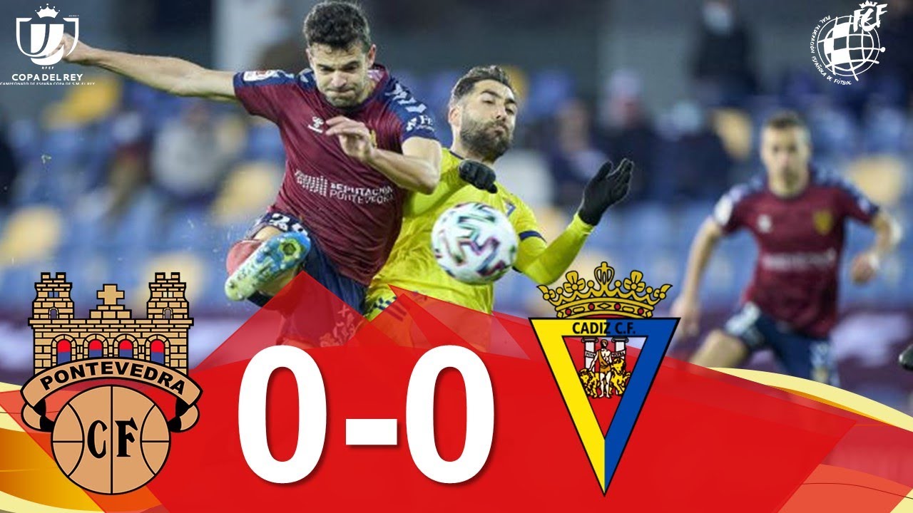 RESUMEN | Pontevedra CF  0-0  Cádiz (4-5) | 2ª eliminatoria Copa SM El Rey