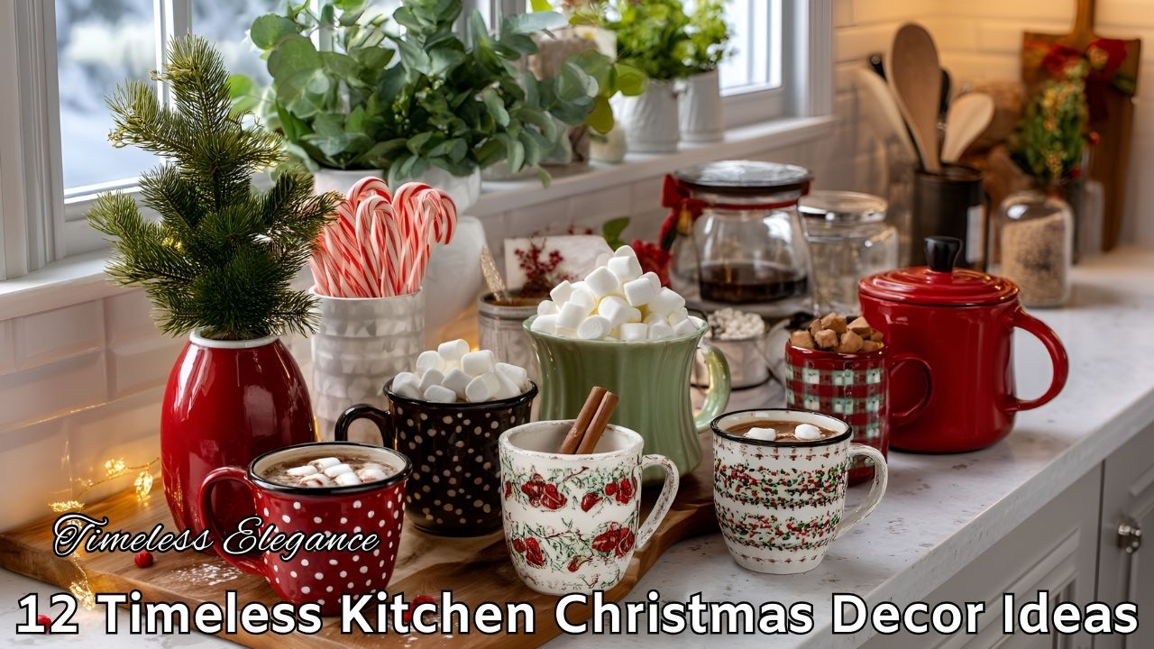12 Timeless Kitchen Christmas Decor Ideas for 2025 2026: Elegant & Festive Transformations