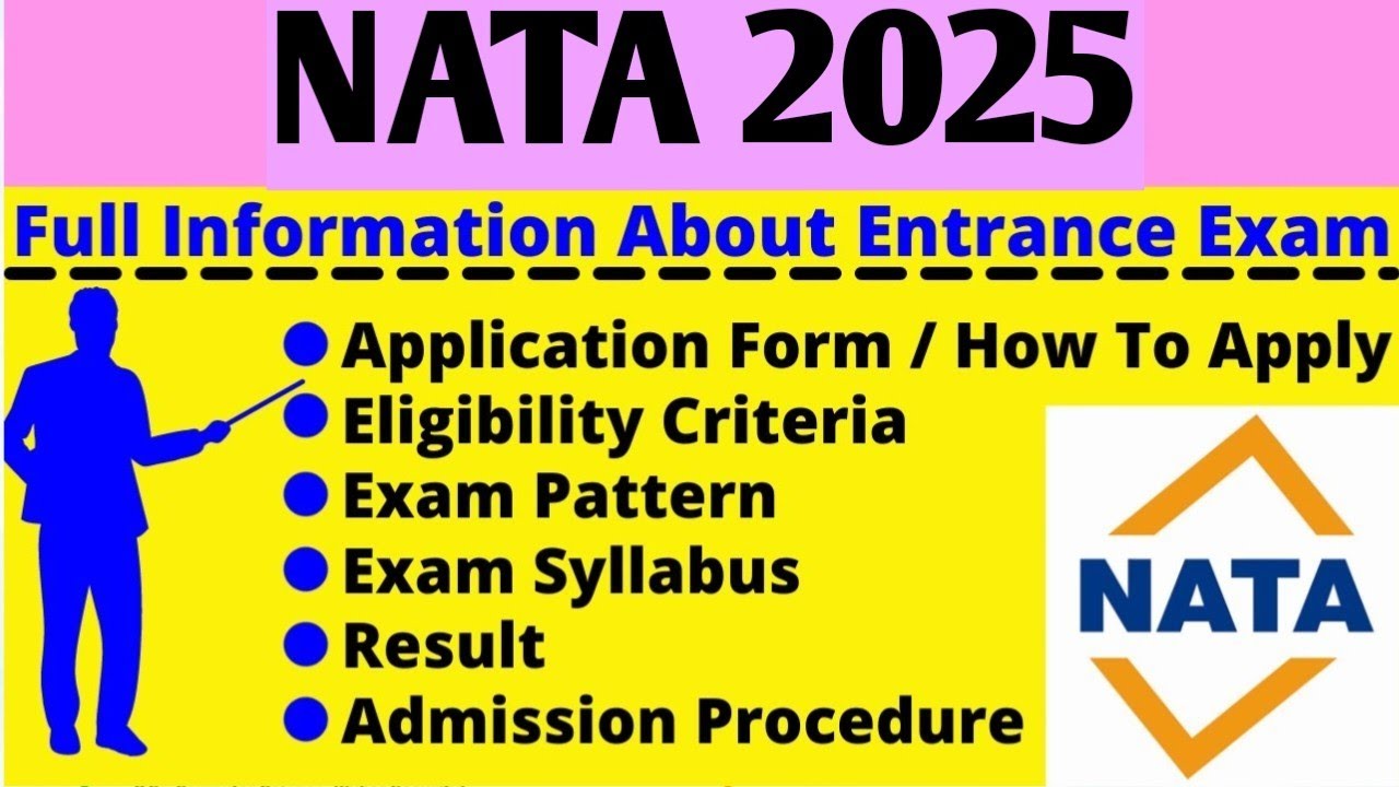 NATA 2025|How to apply for NATA Examination 2025?|Syllabus|Examination Date Details|Vincent Info|