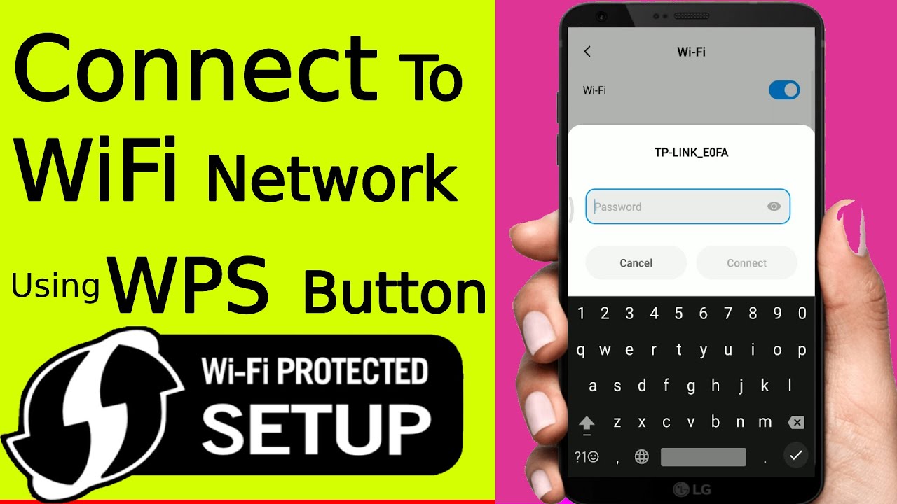 ✓ Как подключиться к сети WiFi с помощью кнопки #WPS WiFi Protected Setup | Без пароля 4K