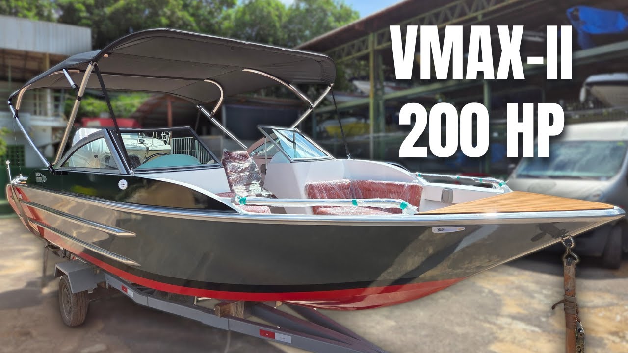 LANCHA PREMIUM DE 7 METROS COM 200 HP YAMAHA !!!