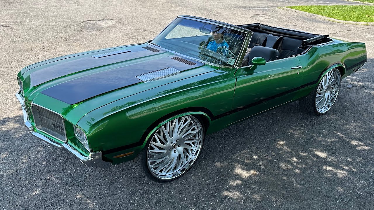 Тест-драйв Oldsmobile Cutlass Convertible 1971 года ПРОДАН за 42 900 долларов, Maple Motors #2168-1