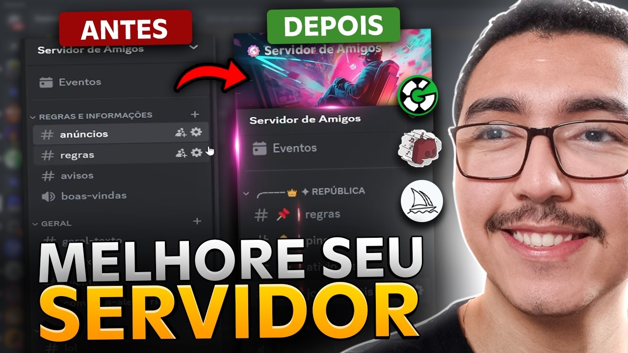 7 DICAS para MELHORAR seu SERVIDOR DE AMIGOS no Discord!!