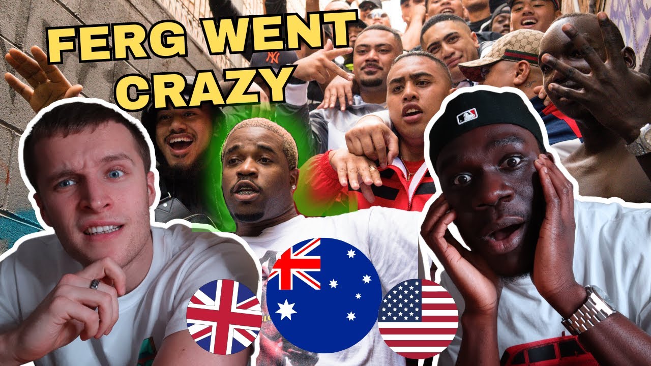 UK FANS VIBING TO A$AP FERG ON AUSSIE DRILL! | Max Reacts ft LockdownT | ONEFOUR ft. A$AP FERG