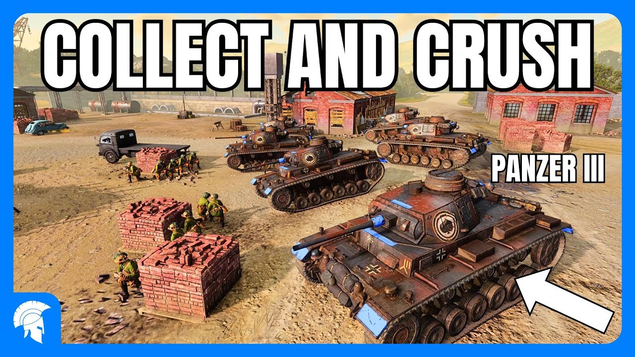 COLLECT AND CRUSH! - 2vs2 - Afrikakorps - Company of Heroes 3