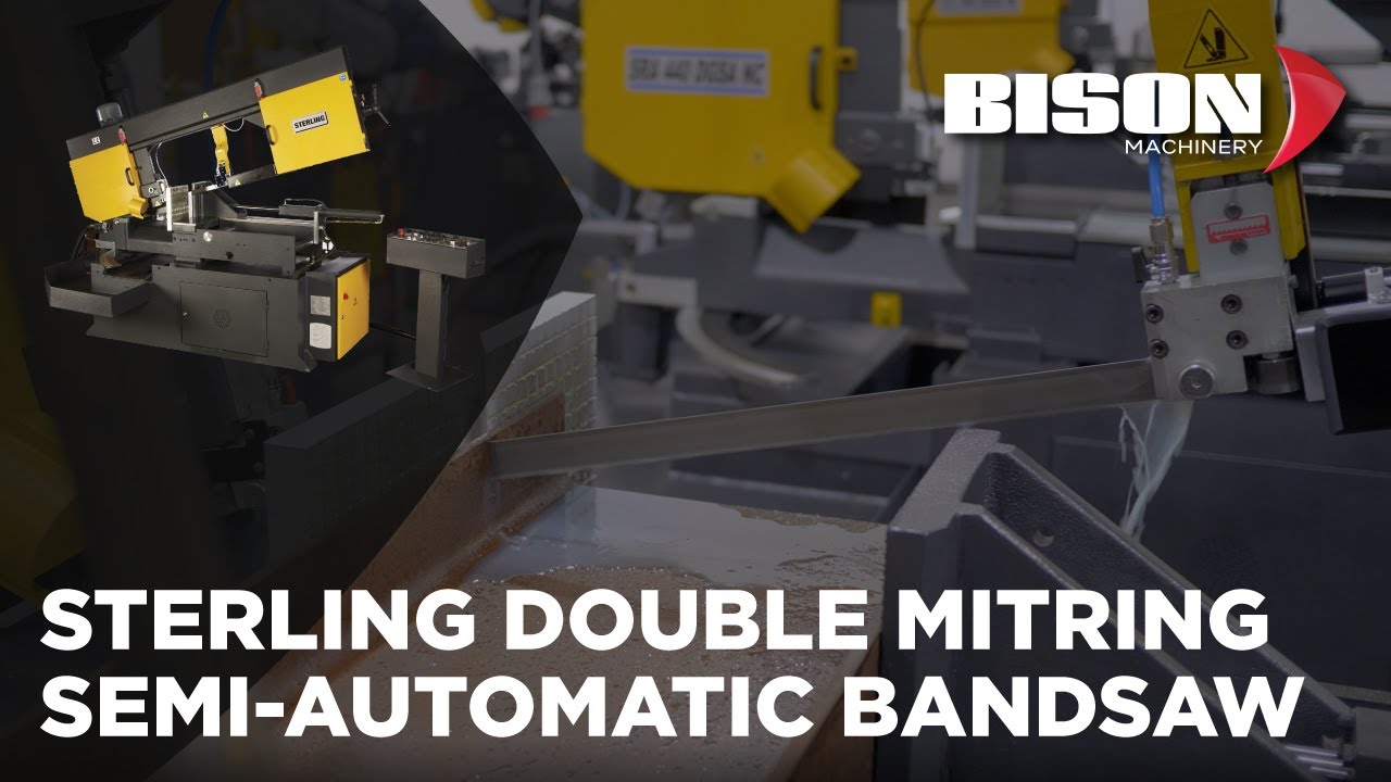 Sterling SRA440 DGSA Double Mitring Semi-Automatic Bandsaw