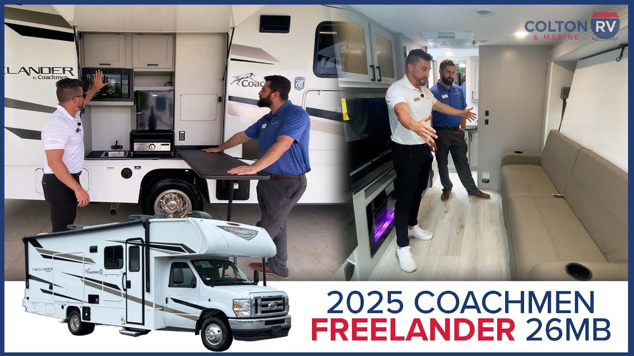2025 Coachmen Freelander 26MB Tour - New Class C Motorhome Floorplan!