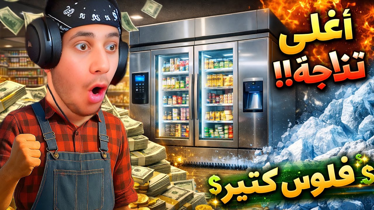 محاكي السوبر ماركت #4 | صار عندنا فلوس كثييير 💰🔥 واشترينا أغلى ثلاجة 😱 | Trader Life Simulator