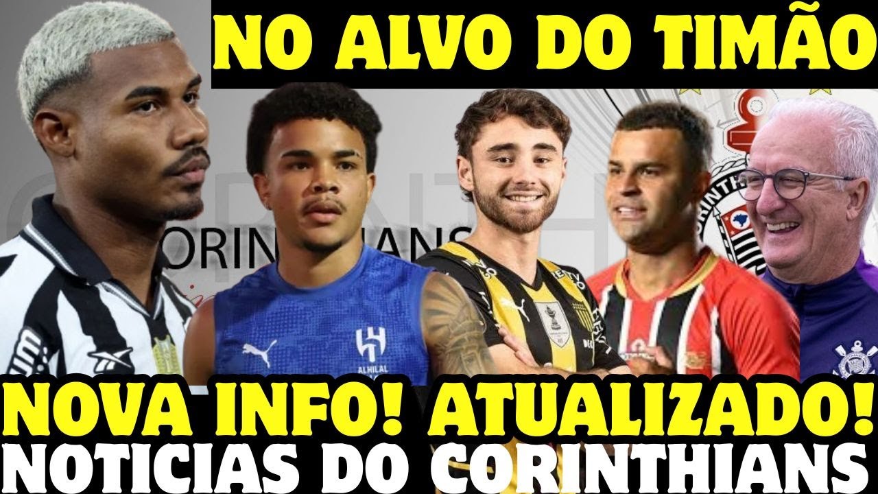 Cuiabano é o Novo Alvo Do Timão! Pacotão De Reforços Será Anunciado! Alisson Tudo Certo!