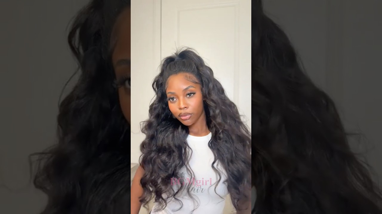 Wait... It’s a WIG?! 🤯Thought it was all mine 😂 |Kinky Straight Half Wig Slay