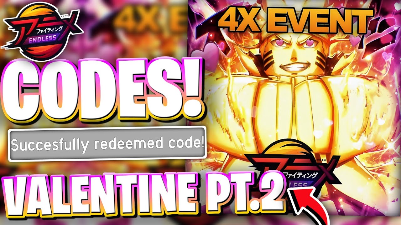 💖[VALENTINES PART 2 UPDATE 4.75] ROBLOX ANIME FIGHTING SIMULATOR ENDLESS CODES! CODES FOR AFSE!