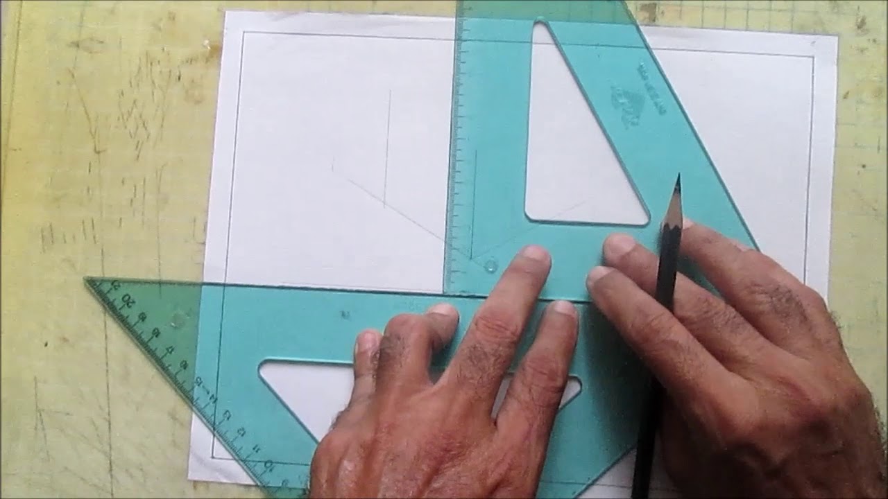 DIBUJO TÉCNICO BÁSICO - CUBO O CAJA ISOMETRICA