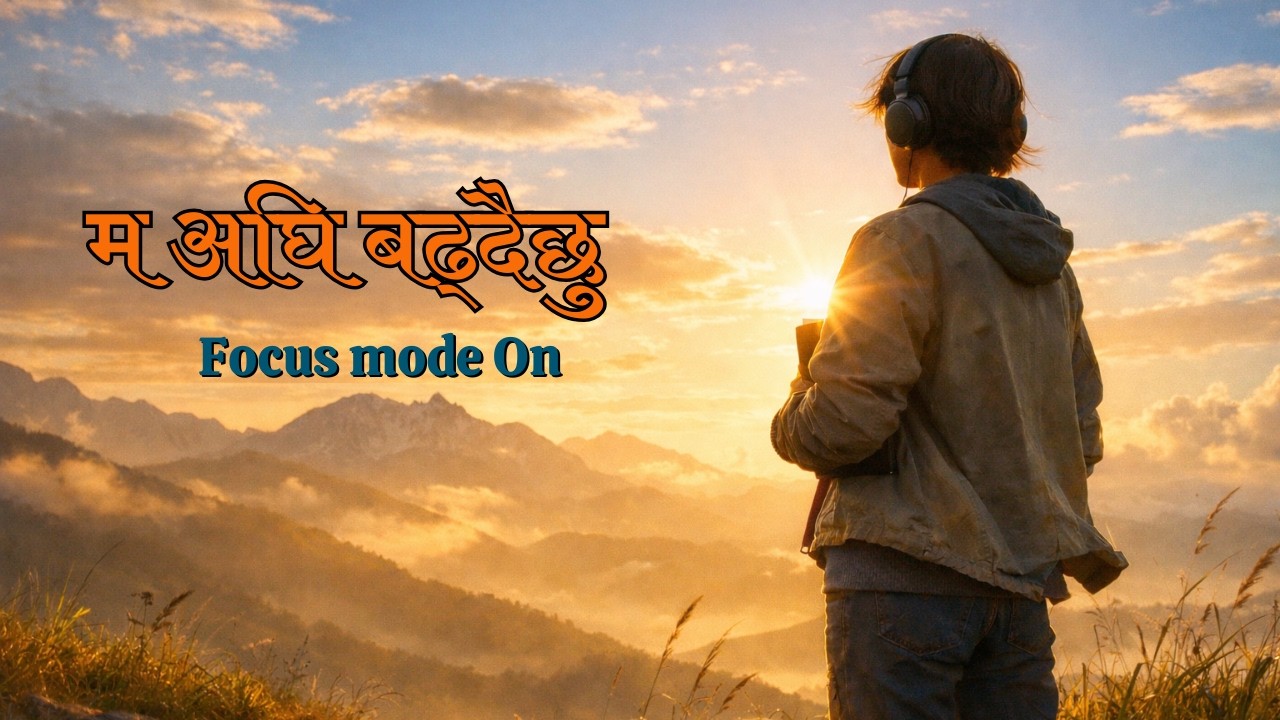 म अघि बढ्दैछु 💪 | Nepali Motivational Lofi Song | Study & Work Energy Boost