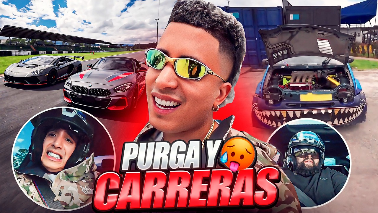 HAGO CARRERAS Y PURGADAS EN EL AUTODROMO!! 😱 *LOS PUSE A SENTIR LA PRESIÓN* 🤣🔥  MRSTIVENTC