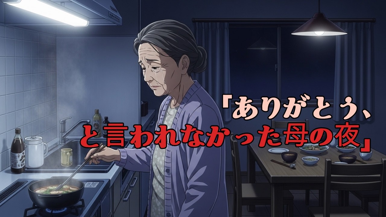 「一度も感謝されなかった母が、最後に見つけた本当の幸せ」#感動実話 #母の物語 #家族の絆 #ショーペンハウアー #哲学 #人生の意味