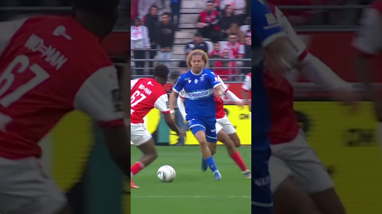 Le double contact de Kevin Danois face &agrave; Reims #shortaja