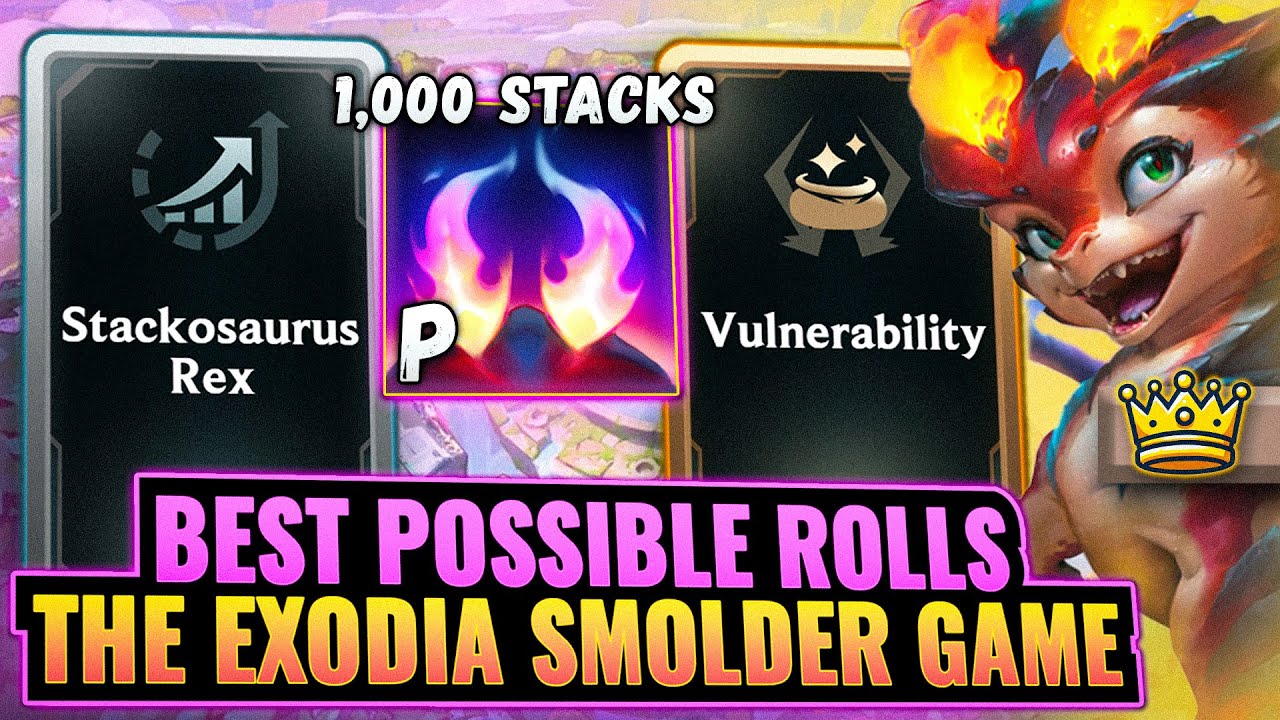 Stackosaurus Rex: 1000 Stacks Vulnerability High Roll - Thanos Smolder Build | League Arena Gameplay