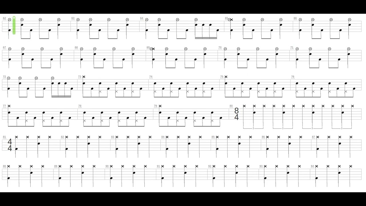 The Hive + In Flames + Drum only + Drum tab