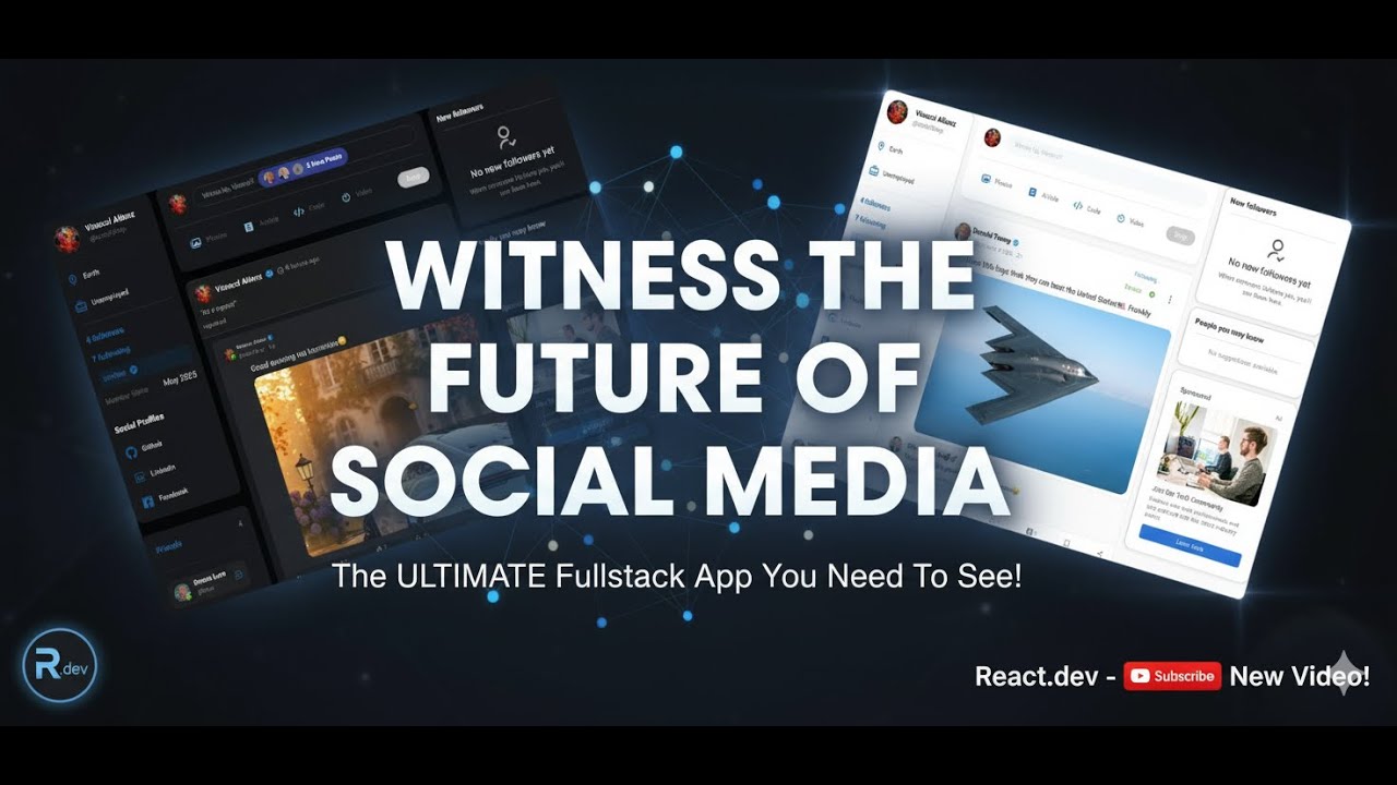 React, Node and Express (MERN) stack social media app - Built From Scratch!  The best you have seen