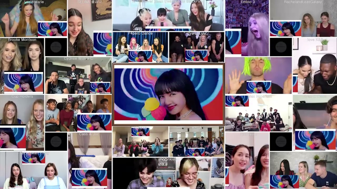 BlackPink - Ice Cream MV [ reaction mashup ]