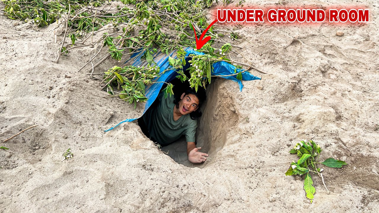 We Built an Underground Room😱|| हामीले जमिनमुनी एउटा कोठा बनायौँ।
