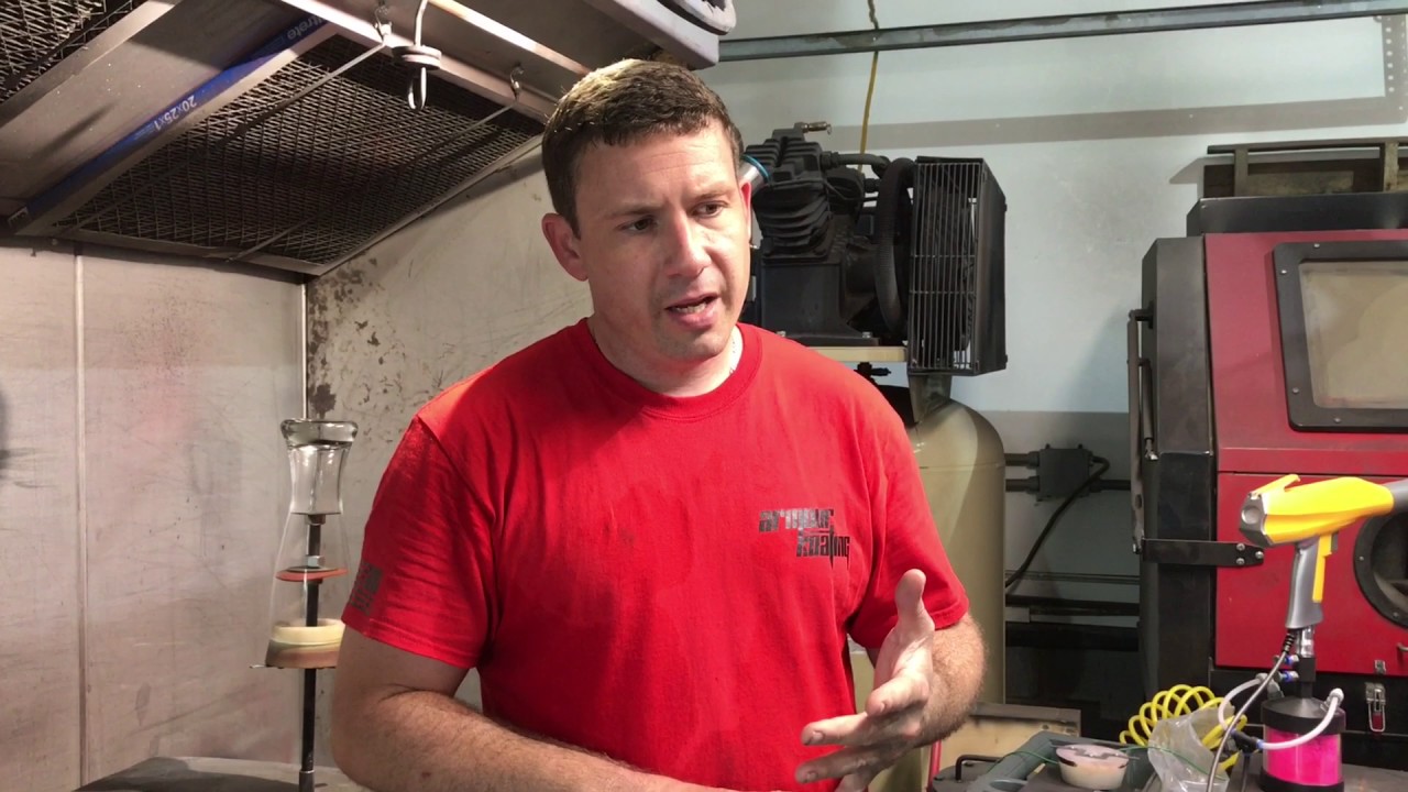 How to powder coat glass
