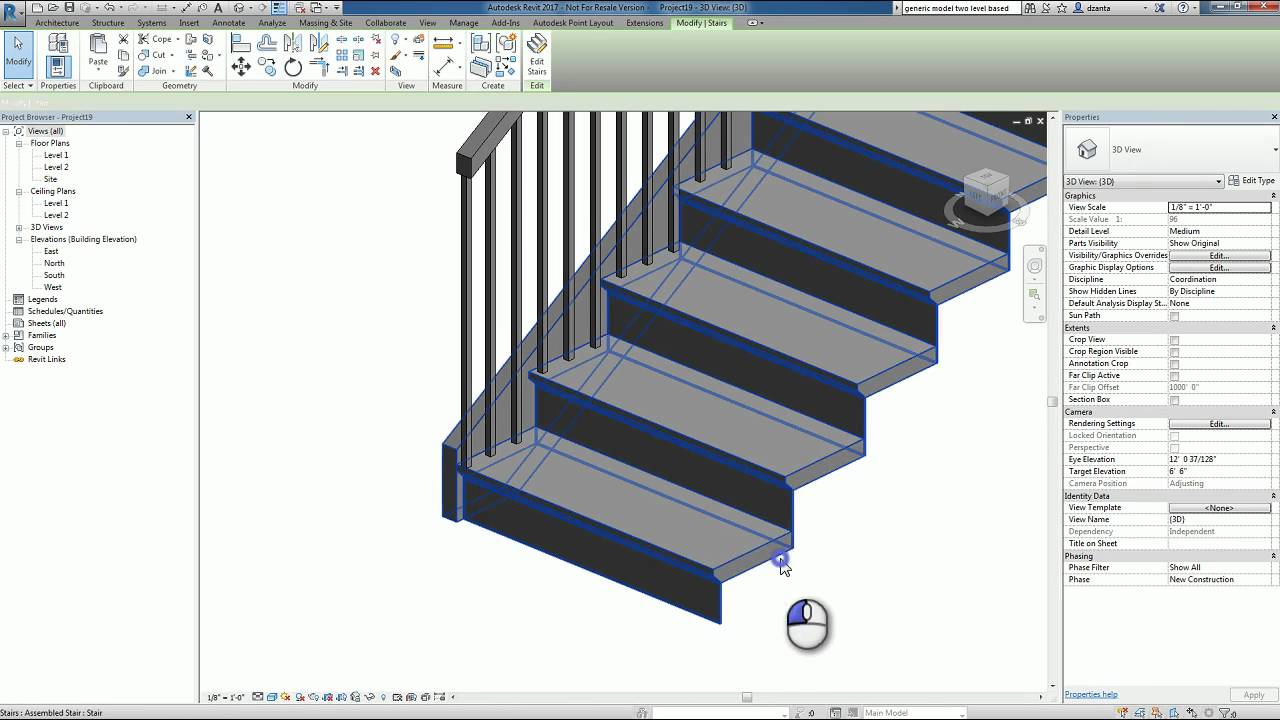 Revit Families Series   Custom Nosing Profile How To