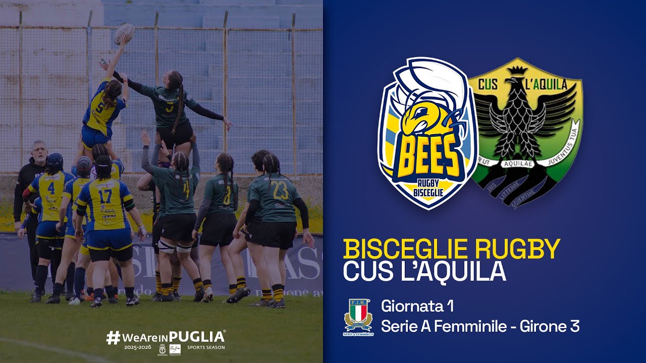 Bisceglie Rugby-CUS L'Aquila | 1ª giornata | Serie A Femminile - Girone 3