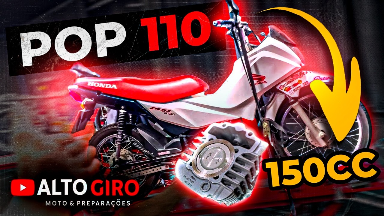 POP 110 PARA 150cc! ESSA VAI SURPREENDER