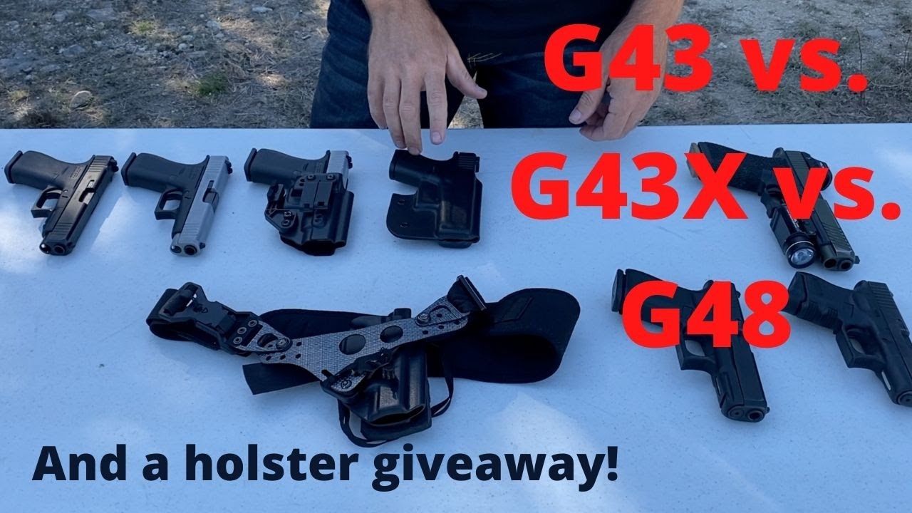 G43 vs 43X vs G48; which is the best carry option? One consideration to consider that most miss.