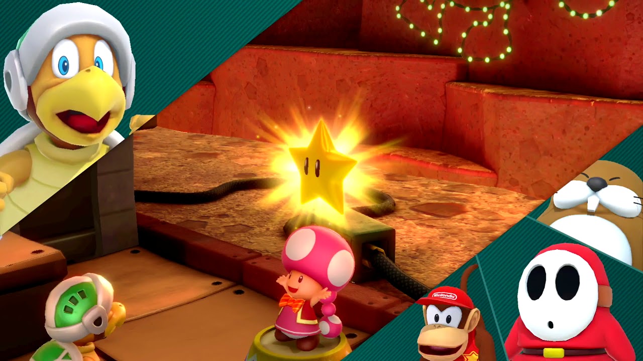 Super Mario Party - King Bob-omb's Powderkeg Mine (Hammer Bro, Shy Guy, Monty Mole & Diddy Kong)