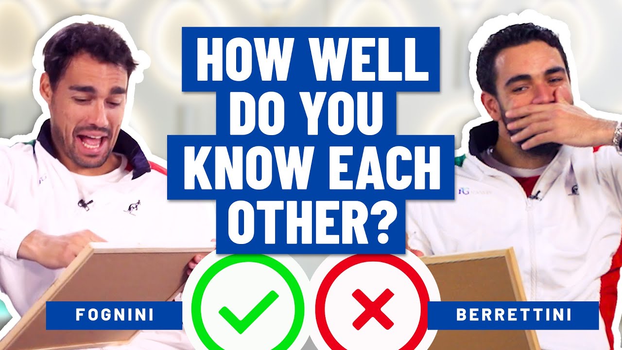Fognini and Berrettini | Italy | How well do you know each other?