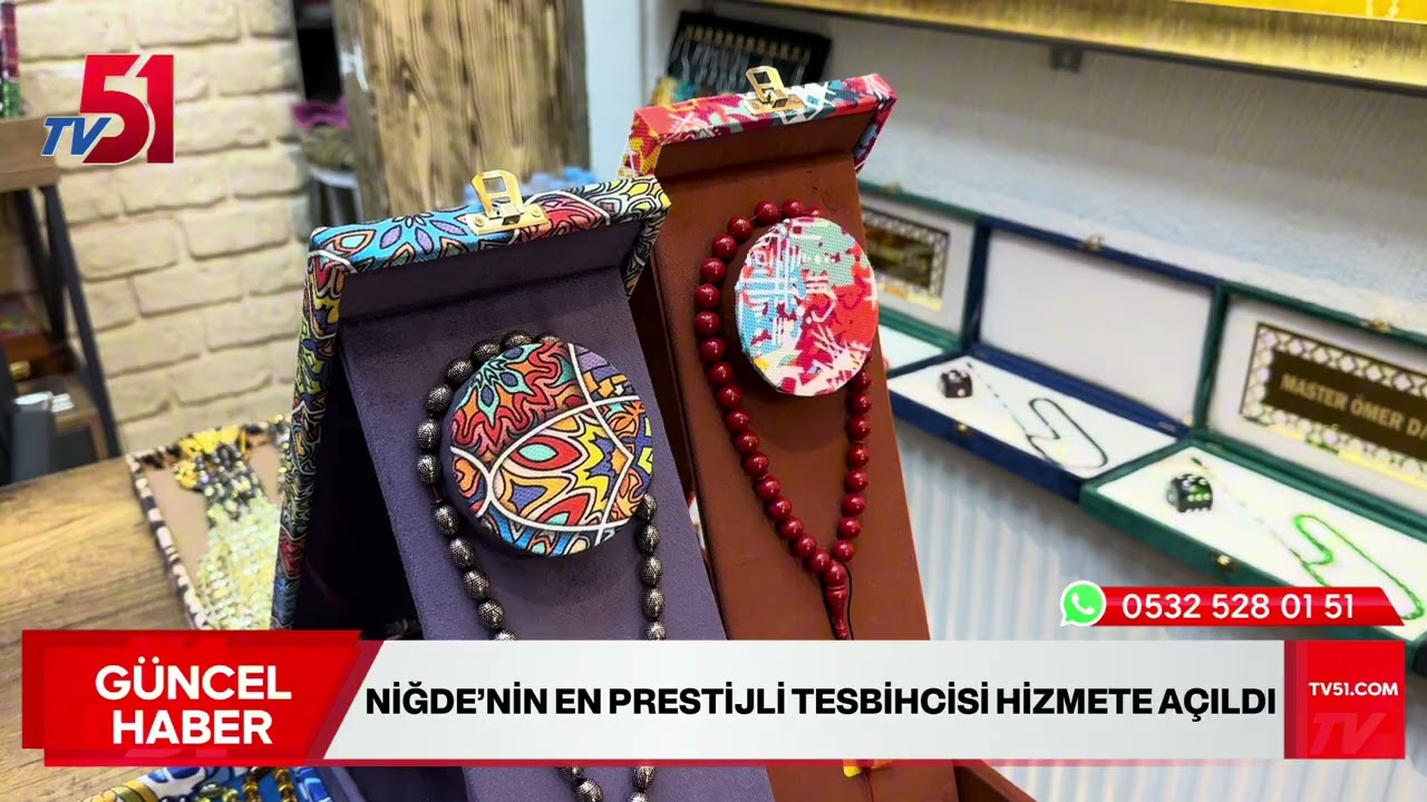 Niğde’nin en prestijli tesbihcisi hizmete açıldı