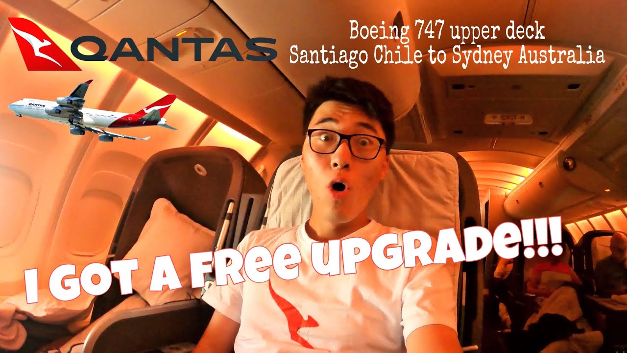 Qantas B747 Santiago Chile to Sydney - 23 Feb 2020, one month before global Covid lockdown