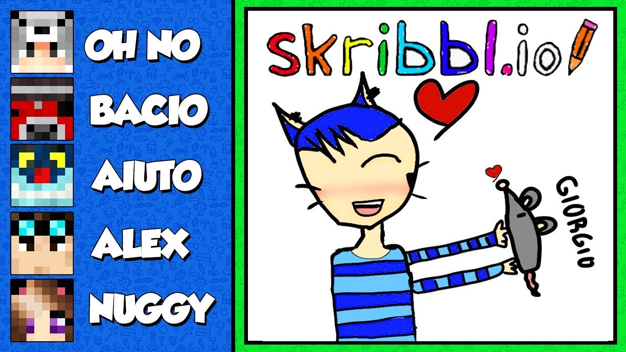 PORTO I MIEI AMICI A DISEGNARE SU SKRIBBL.IO!!!