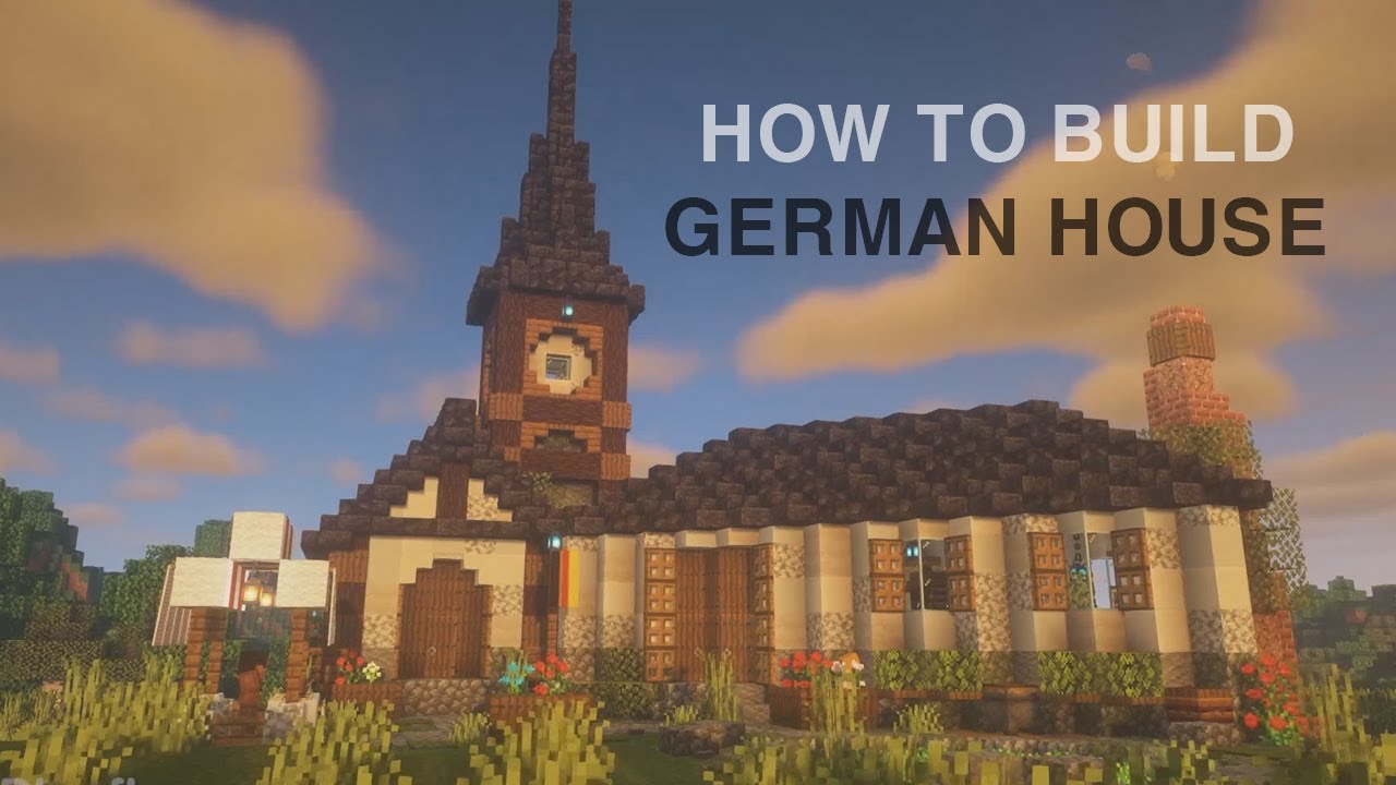 [Minecraft] How to build a German House | Houses around the World #2