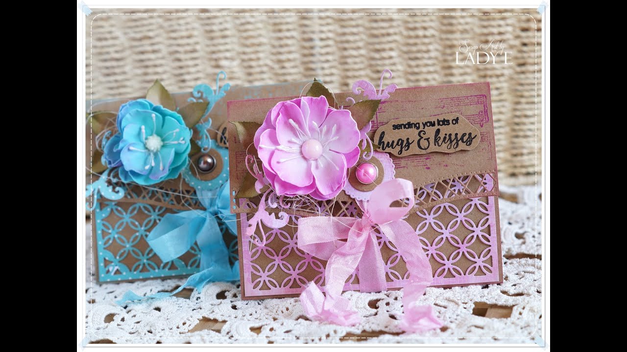 Envelope Card Tutorial Penny Black  - Lady E - * Emilia Sieradzan *