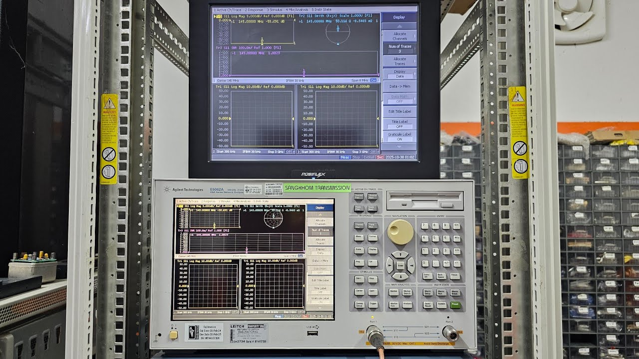 Agilent E5062A Network Analyzer boot failure 