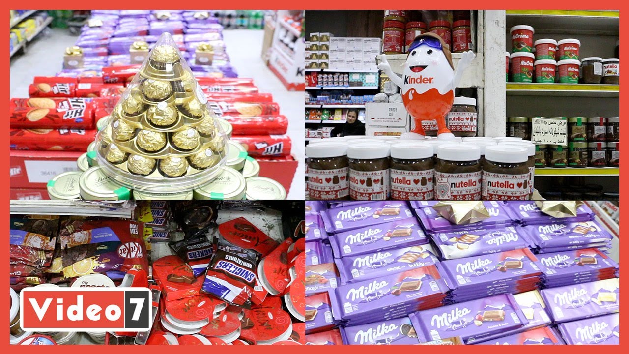 سوق الشوكولاتة فى بورسعيد.. لا يعرفه سوى عشاق الحلوى الساحرة