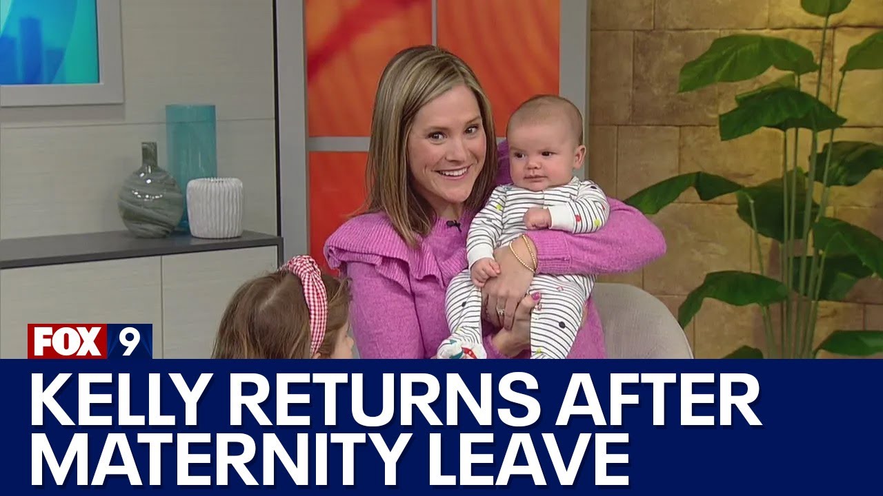 Kelly O'Connell brings baby John on FOX 9 Good Day